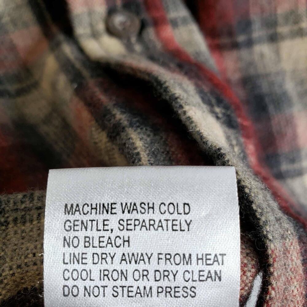 Woolrich Shirt Flannel Plaid Mens Size Medium M Long Sleeve Button Down Wool - Picture 9 of 10